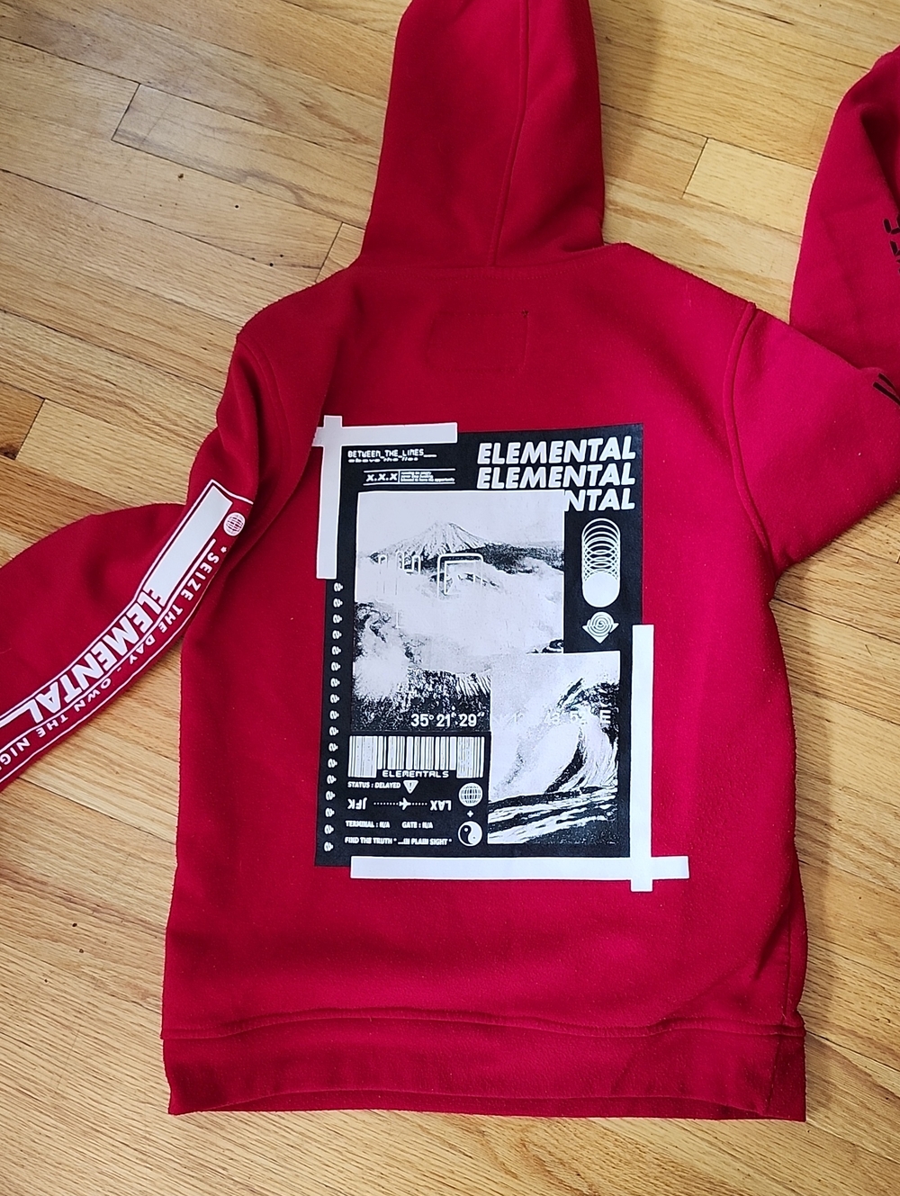 Brooklyn Cloths Elemental Hoody Sz Small Used Good Condition